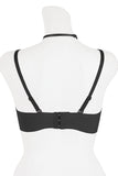 Ladies fashion caged plunge push up bra