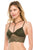 Ladies fashion long line lace bralette w/strap