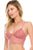 Ladies fashion long line lace bralette w/strap