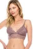 Ladies fashion floral lace bralette