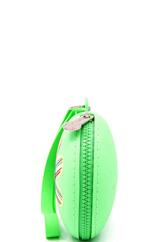 Nicole lee nikky flower design silicone coin purse wallet