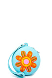 Nicole lee nikky flower design silicone coin purse wallet