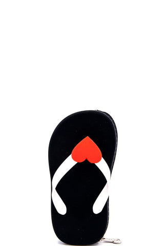 Nicole lee nikky slipper design silicone coin purse wallet