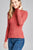Ladies fashion plus size long sleeve turtle neck fitted rib sweater top