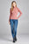 Ladies fashion plus size long sleeve turtle neck fitted rib sweater top