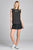 Ladies fashion plus size short ruffle sleeve self tie dot print crepe woven top