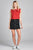 Ladies fashion plus size short ruffle sleeve self tie dot print crepe woven top