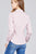 Ladies fashion plus size long sleeve button down stretch shirt