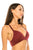 Ladies racer back sports bra w/o underwire