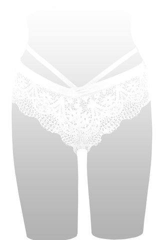 Ladies floral lace hipster