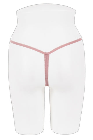 Ladies butterfly crotchless thong