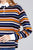 Ladies fashion long sleeve multi striped dty brushed shirts