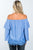 Boho off the shoulder crochet hem top