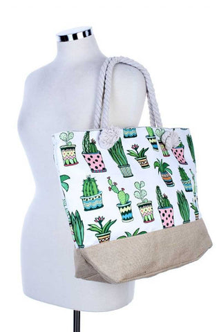 Cactus tote bag