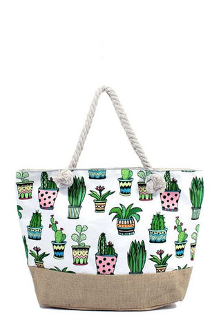 Cactus tote bag