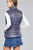 Ladies fashion plus size quilted padding vest