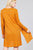 Ladies fashion plus size long sleeve open front side slit tunic length brushed waffle cardigan
