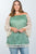 Ladies fashion plus size boho off the shoulder tassel top