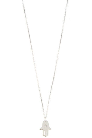 Hand pendant necklace