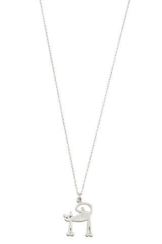 Cat pendant necklace