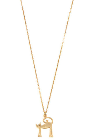 Cat pendant necklace