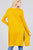 Ladies fashion plus size long sleeve open front side slit tunic length rayon spandex rib cardigan