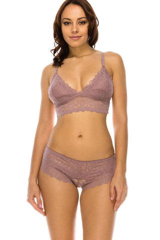 Lace and strappy racer back style