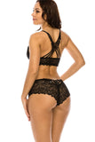Lace and strappy racer back style
