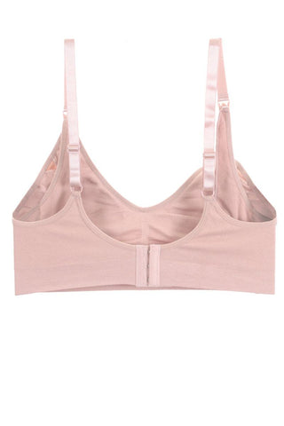 Seamless nursing bra