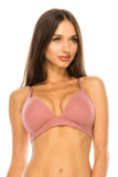 Lightly lined racerback coverage bra