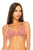 Lightly lined racerback coverage bra