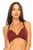 Lightly lined racerback coverage bra