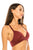 Lightly lined racerback coverage bra