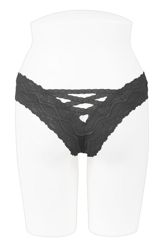 Sheer & super caged lace back bikini