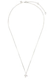 Cz stone leaf vine pendant necklace