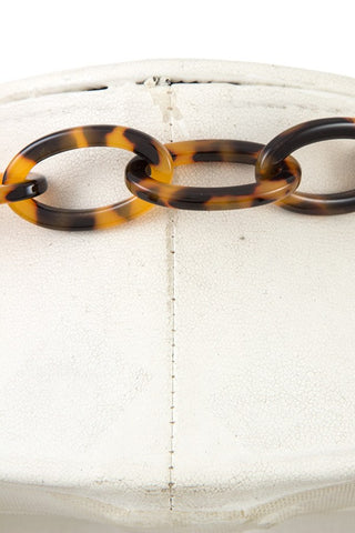 Long acetate chain like link necklace set