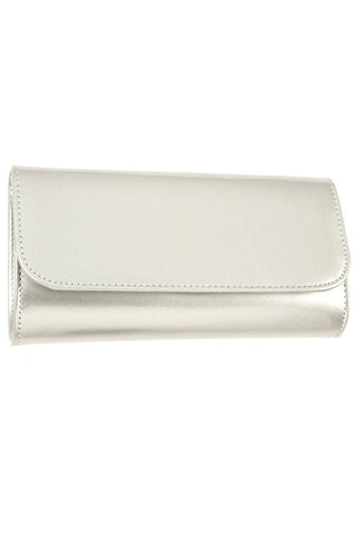 Patent detail clutch bag