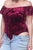 Ladies fashion plus size velvet bodysuit