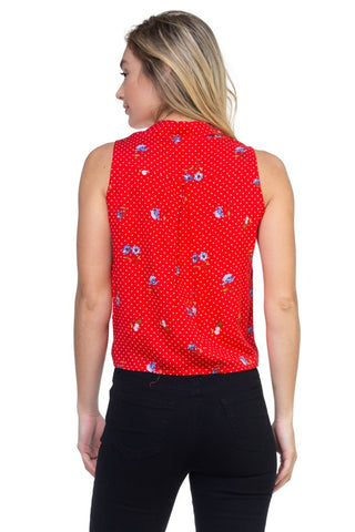 Sleeveless front tie shirt - merchandiserus2