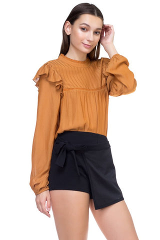 Long sleeve mock neck shirt - merchandiserus2