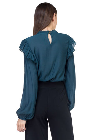 Long sleeve mock neck shirt - merchandiserus2