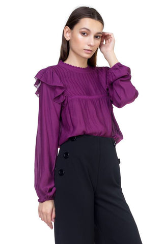 Long sleeve mock neck shirt - merchandiserus2