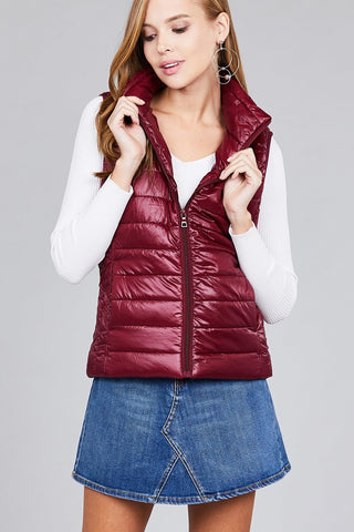 Quilted padding vest - merchandiserus2