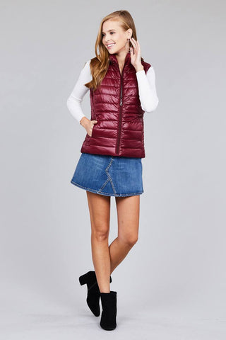 Quilted padding vest - merchandiserus2