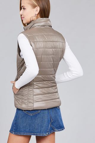 Quilted padding vest - merchandiserus2