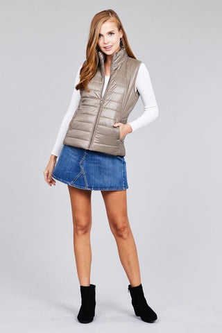 Quilted padding vest - merchandiserus2