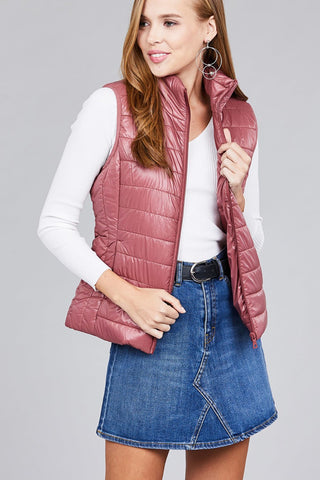 Quilted padding vest - merchandiserus2