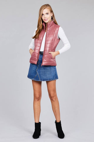 Quilted padding vest - merchandiserus2