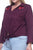 Front tie embroidery shirts