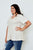 Plus size v neck loose top